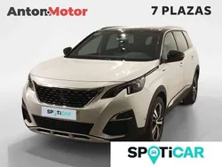Blanco Usado 2021 Peugeot 5008 GT-line Monovolumen | 18.900 € (Un poco caro)