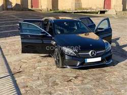 Negro Usado 2015 Mercedes C220 AMG line Familiar | 21.990 €