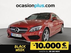 Rojo Usado 2016 Mercedes C220 AMG Coupe | 25.990 € (Precio justo)