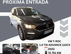Gris Usado 2021 VW T-Roc Advance SUV | 18.700 € (Precio justo)