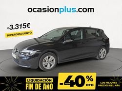 Negro Usado 2022 VW Golf VIII Life Berlina | 19.590 € (Precio justo)