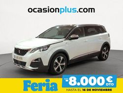 Blanco Usado 2017 Peugeot 5008 GT Monovolumen | 20.490 € (Precio justo)