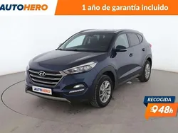 Azul Usado 2017 Hyundai Tucson SUV | 13.899 € (Precio justo)