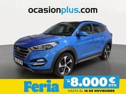 Azul Usado 2017 Hyundai Tucson SUV | 18.590 € (Buen precio)