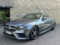 Gris / plata Usado 2018 Mercedes E220 Descapotable | 38.999 € (Un poco caro)