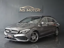 Gris / plata Usado 2019 Mercedes CLA200 Shooting Brake Familiar | 24.900 € (Un poco caro)