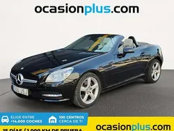 Negro Usado 2015 Mercedes SLK250 Descapotable | 23.200 € (Buen precio)