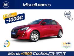 Rojo Usado 2021 Peugeot 208 Active Utilitario | 11.985 € (Precio justo)