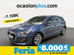 Azul Usado 2018 Hyundai i30 GO! Berlina | 11.490 € (Buen precio)
