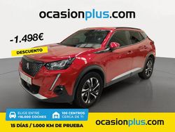 Rojo Usado 2021 Peugeot 2008 Allure SUV | 13.490 € (Precio justo)