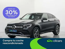 Gris Usado 2021 Mercedes GLC220 Coupe | 38.990 € (Precio justo)