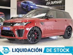 Rojo Usado 2021 Land Rover Range Rover Sport SVR SUV | 89.990 €