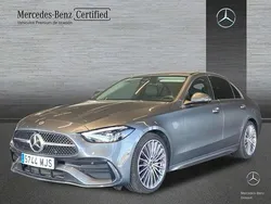 Gris Usado 2023 Mercedes C220 AMG line Berlina | 36.500 € (Buen precio)