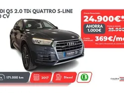 Gris Usado 2017 Audi Q5 S-Line SUV | 24.900 € (Un poco caro)