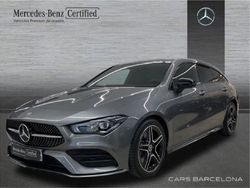 Gris montaña Usado 2023 Mercedes CLA200 Shooting Brake Familiar | 42.900 € (Caro)