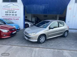 Gris Usado 2007 Peugeot 206 Berlina | 2799 € (Precio justo)