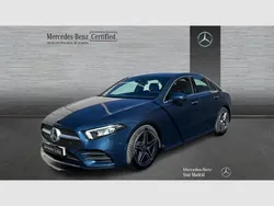 Azul denim Usado 2021 Mercedes A200 AMG line Berlina | 26.990 € (Super precio)