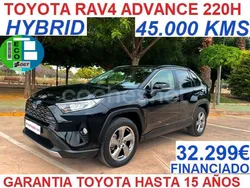 Negro Usado 2021 Toyota RAV4 Hybrid Advance SUV | 34.499 € (Precio justo)
