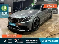 Gris Usado 2017 Mercedes C220 Coupe | 26.990 € (Precio justo)
