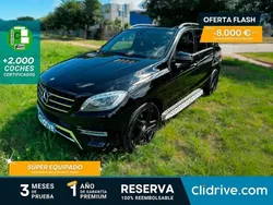 Negro Usado 2014 Mercedes ML320 SUV | 26.190 €