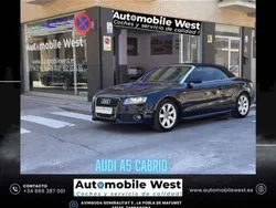Azul Usado 2009 Audi A5 Cabriolet Descapotable | 13.500 € (Precio justo)