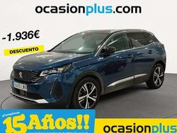 Azul Usado 2022 Peugeot 3008 Style Monovolumen | 18.546 € (Precio justo)
