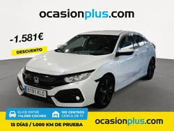 Blanco Usado 2018 Honda Civic Elegance Berlina | 17.400 € (Precio justo)