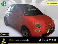 Rojo Usado 2021 Fiat 500C Lounge Descapotable | 10.290 € (Un poco caro)
