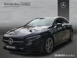 Negro cosmos Usado 2024 Mercedes A180 AMG line Berlina | 38.900 € (Caro)