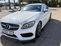 Blanco Usado 2015 Mercedes C220 AMG line Coupe | 21.390 € (Buen precio)