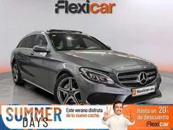 Gris Usado 2018 Mercedes C220 Familiar | 23.890 € (Precio justo)