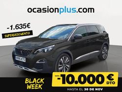 Negro Usado 2019 Peugeot 5008 GT-line Monovolumen | 17.990 € (Precio justo)