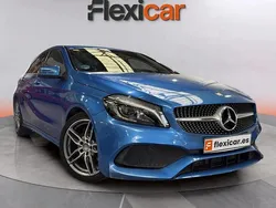 Azul Usado 2016 Mercedes A180 AMG line Berlina | 16.990 € (Precio justo)