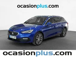 Azul Usado 2021 Seat Leon ST XCELLENCE Familiar | 16.355 € (Buen precio)