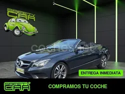 Gris / plata Usado 2014 Mercedes E200 Descapotable | 21.500 € (Precio justo)