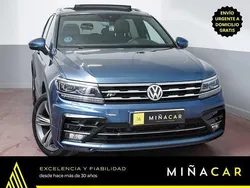 Azul Usado 2021 VW Tiguan Sportline SUV | 31.450 € (Precio justo)