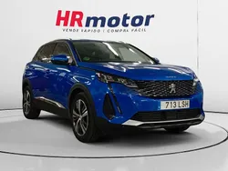 Azul Usado 2021 Peugeot 3008 Allure SUV | 20.990 € (Precio justo)