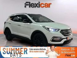 Blanco Usado 2017 Hyundai Santa Fe SUV | 19.190 € (Precio justo)