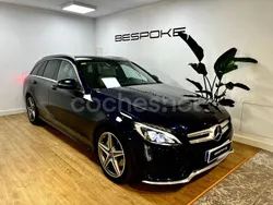 Azul Usado 2018 Mercedes C220 Familiar | 22.999 € (Precio justo)