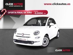 Blanco Usado 2022 Fiat 500C Dolcevita Descapotable | 12.400 € (Precio justo)