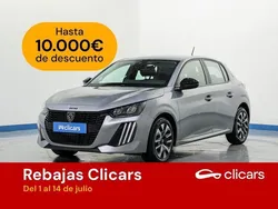 Gris Usado 2024 Peugeot 208 Active Utilitario | 13.990 € (Buen precio)