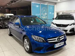 Azul Usado 2020 Mercedes C220 Familiar | 29.990 € (Precio justo)