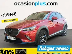 Rojo Usado 2018 Mazda CX-3 Luxury SUV | 14.628 € (Precio justo)