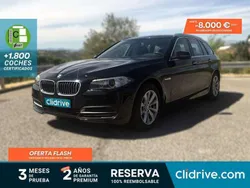 Negro Usado 2016 BMW 520 Familiar | 15.790 € (Precio justo)
