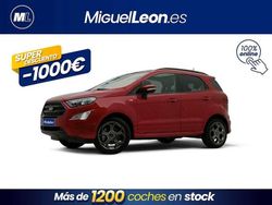 Rojo Usado 2022 Ford Ecosport ST-Line SUV | 14.485 € (Precio justo)