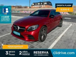 Rojo Usado 2020 Mercedes C300e Familiar | 25.790 € (Buen precio)