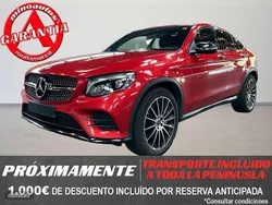 Rojo Usado 2018 Mercedes GLC350 AMG line SUV | 32.890 € (Un poco caro)