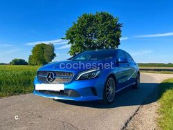 Azul Usado 2016 Mercedes A250 AMG line Berlina | 18.499 € (Precio justo)