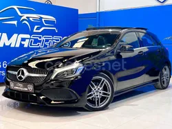Negro Usado 2018 Mercedes A200 AMG line Berlina | 19.990 € (Precio justo)