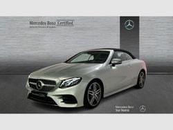Gris / plateado Usado 2019 Mercedes E220 AMG line Descapotable | 42.990 € (Un poco caro)